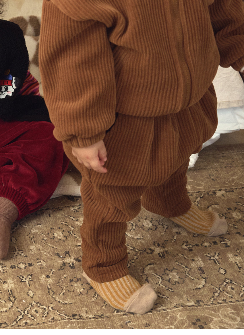 Corduroy Stretch Waist Pants