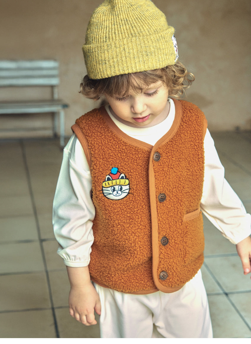 Dumble Boa Pocket Vest