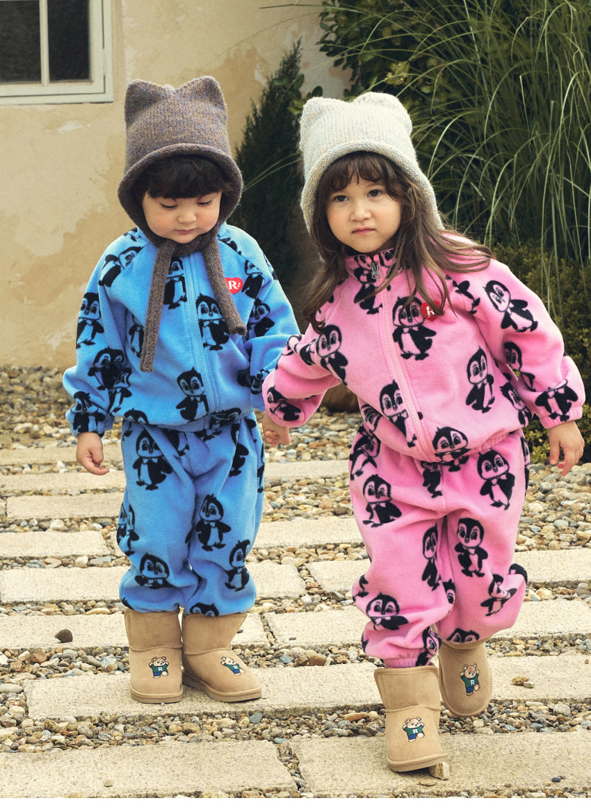 Fleece Mock Neck Full Zip Set