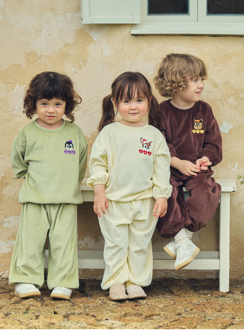 Jersey Velour Cozy Loose Fit Set