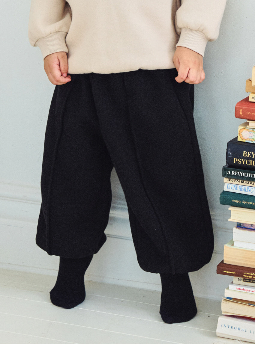 Brushed French Terry Color Block Loose Fit Set