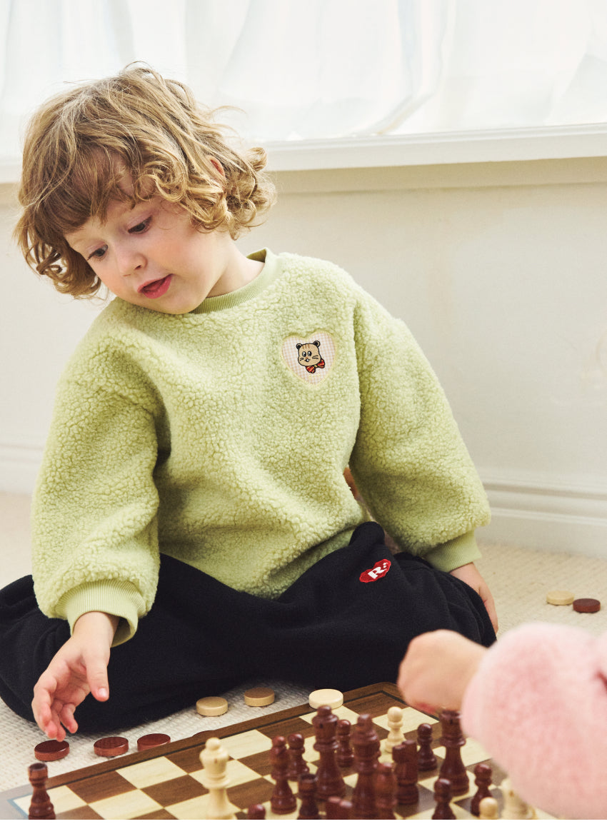 Teddy Fleece Loose Fit Sweatshirt