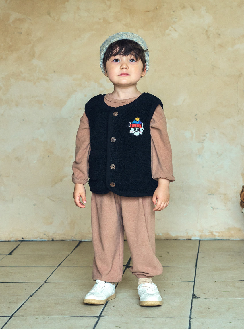 Double Brushed Fleece Point Loungewear Set