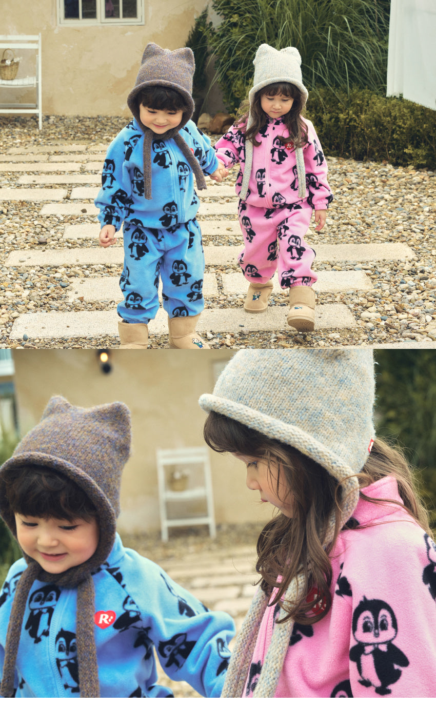 Fleece Mock Neck Full Zip Set