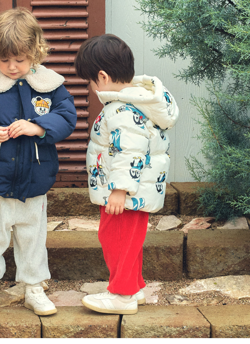 Polyester Digital Print Hooded Wellon Jacket