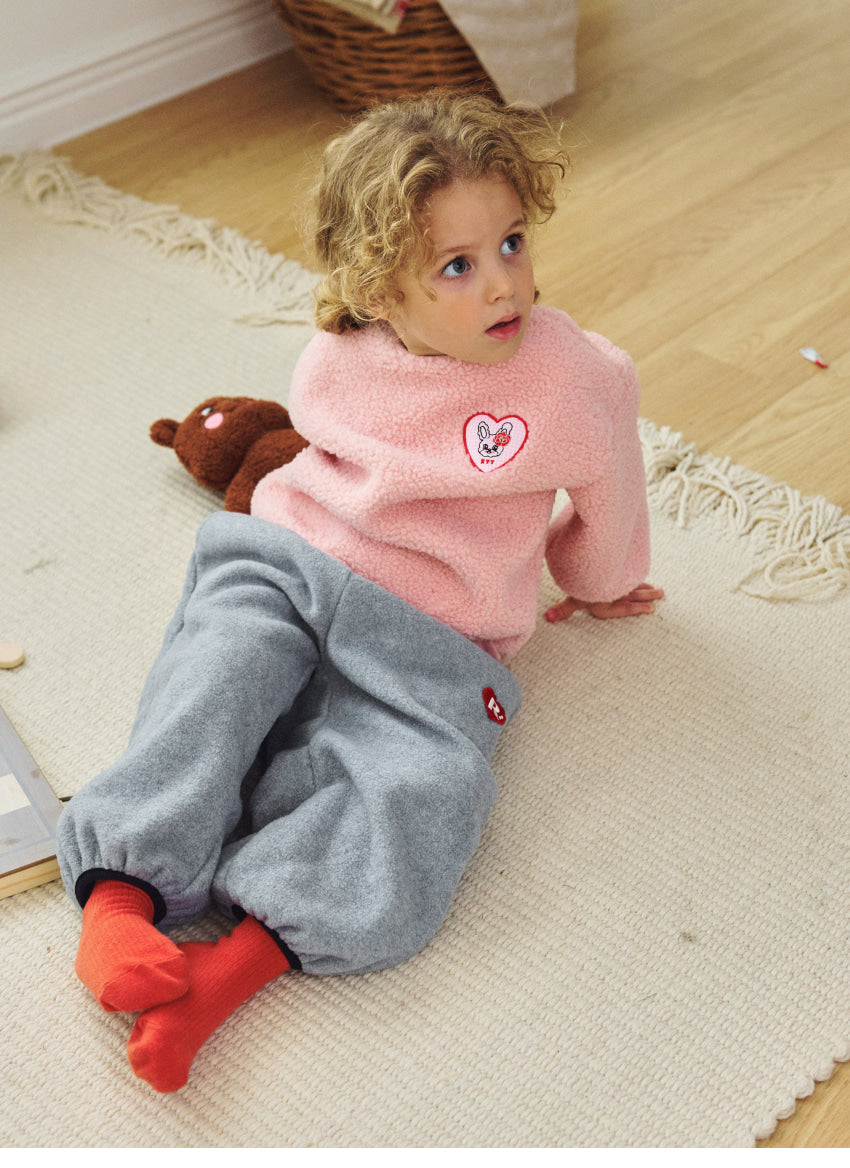 Double-Sided Fleece Loose Fit Jogger Pants