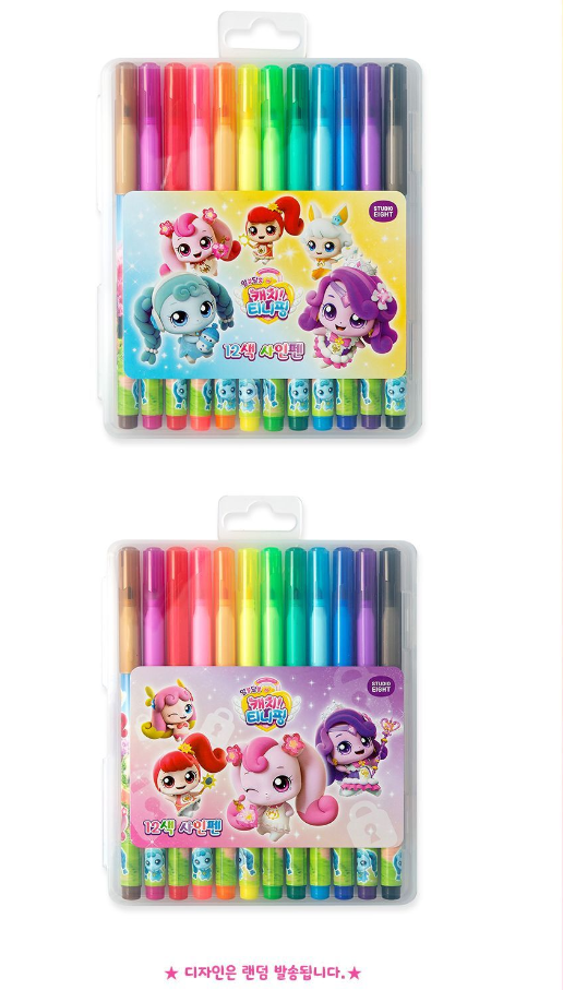 Catch teenieping markers, 12 colors