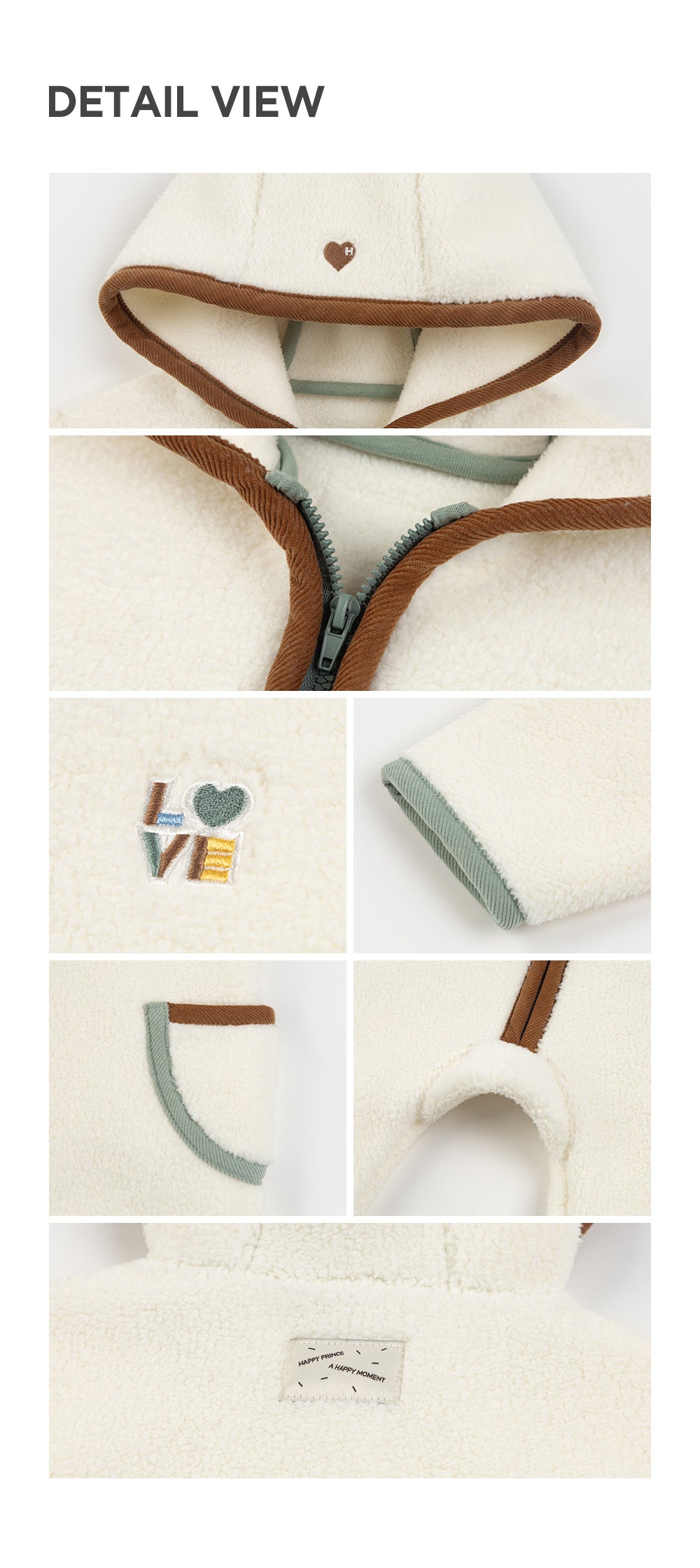 Roil Fleece Baby Coveralls