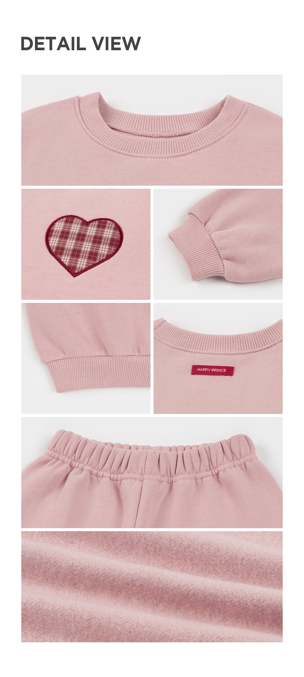 Rosyheart fleece top and bottom