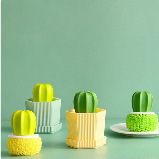 Cactus Dish Scrubber _ color random