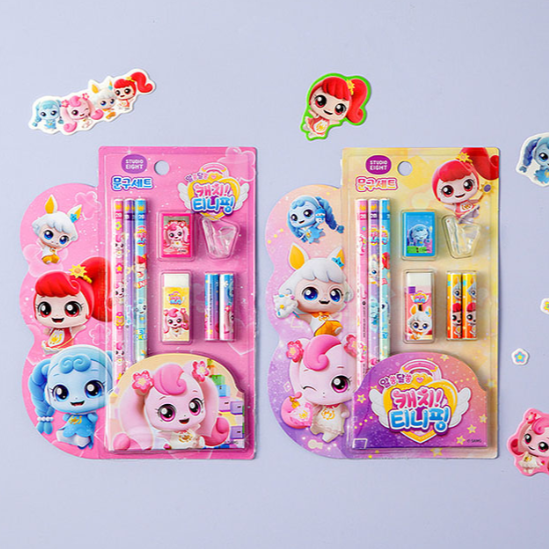 Catch teenieping Stationery set(color random)