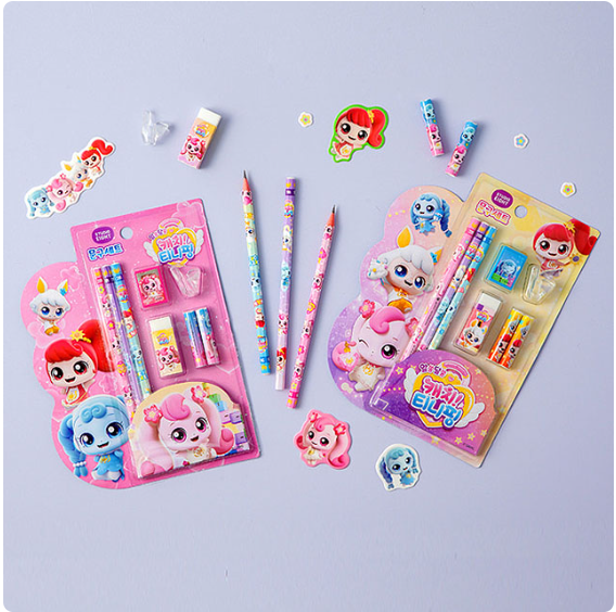 Catch teenieping Stationery set(color random)